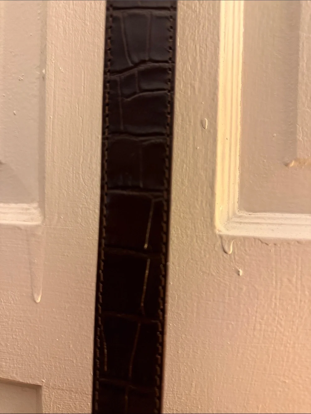 J. Crew Dark Brown Leather Belt
